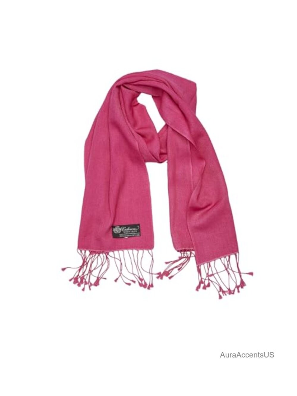 70% Cashmere 30% Silk Wrap 28x80 Tassel Shawl Scarf